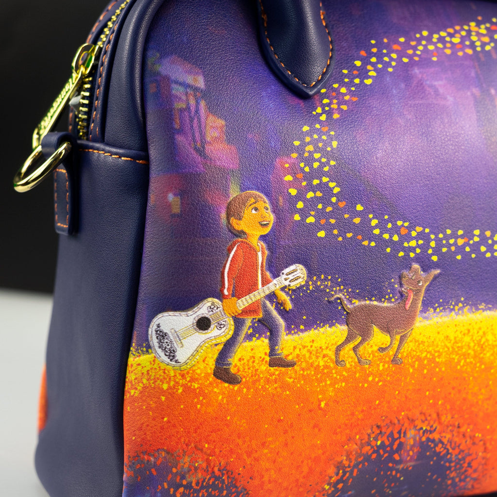 Loungefly x Pixar Coco outlet Marigold Bridge Crossbody Bag