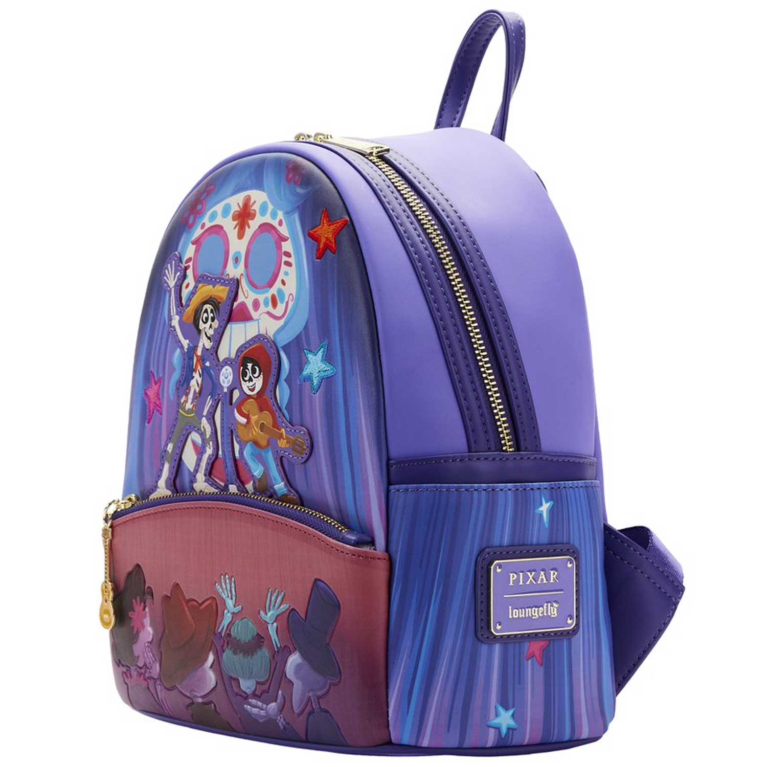 Loungefly x Pixar Coco Miguel and Hector Performance Mini Backpack - GeekCore