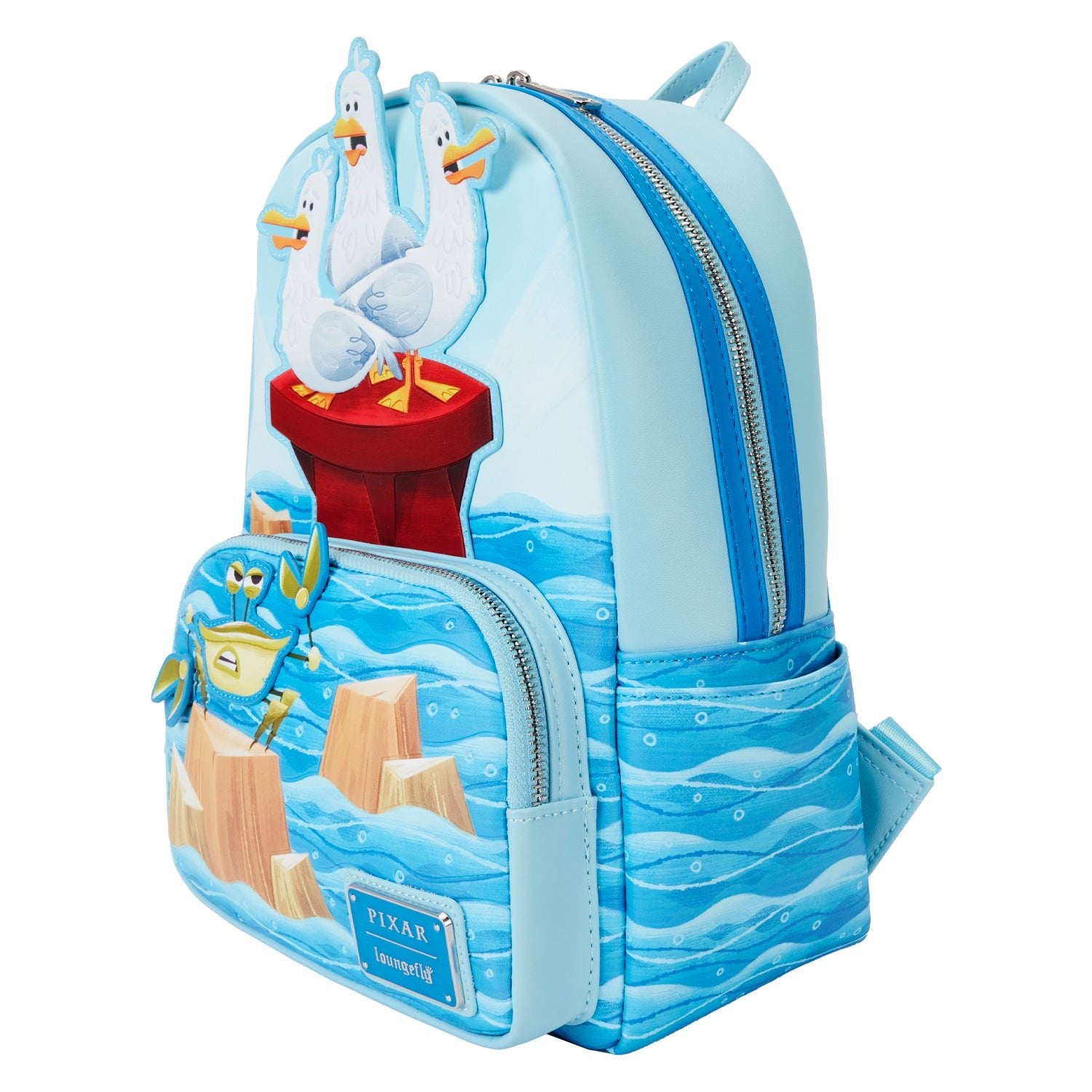 Loungefly x Pixar Finding Nemo Mine Mine Mine Seagulls Mini Backpack - GeekCore