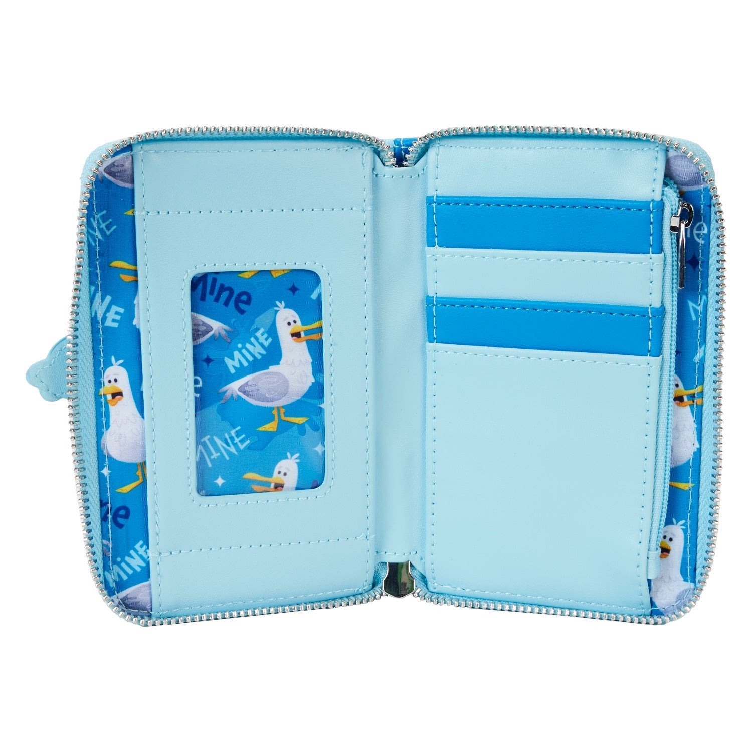 Loungefly x Pixar Finding Nemo Mine Mine Mine Seagulls Zip Around Wallet - GeekCore