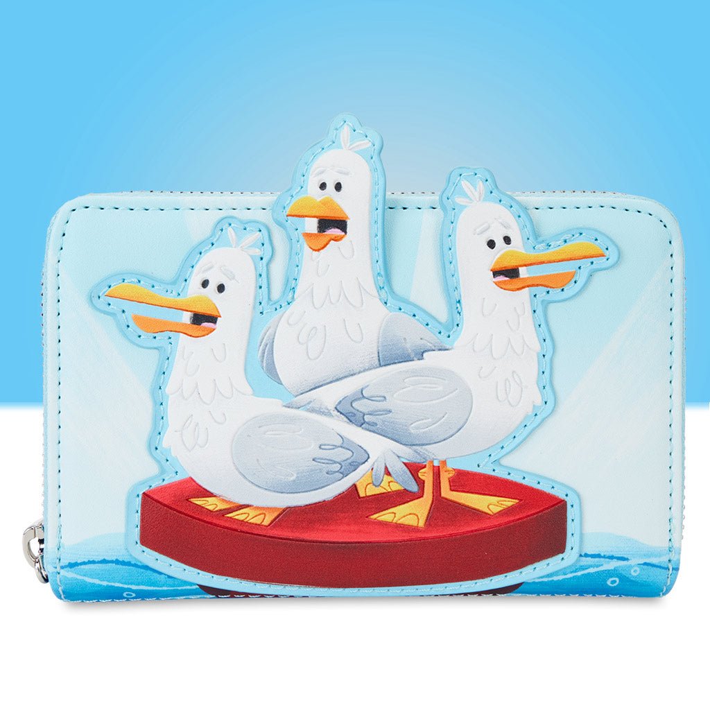 Loungefly x Pixar Finding Nemo Mine Mine Mine Seagulls Zip Around Wallet - GeekCore