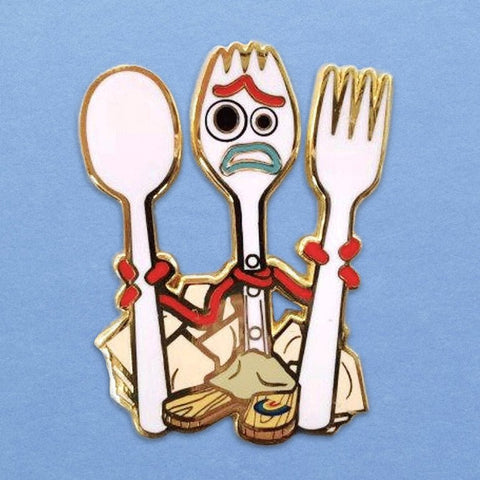 Loungefly x Pixar Toy Story Forky Limited Edition Enamel Pin GeekCore