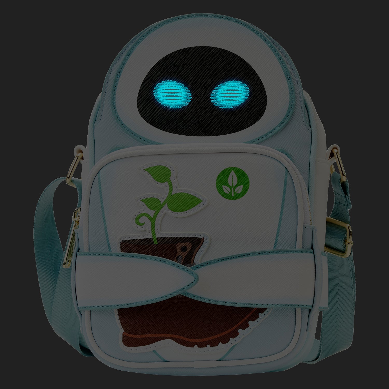 Loungefly x Pixar Wall - E Date Night Eve Crossbody Bag - GeekCore