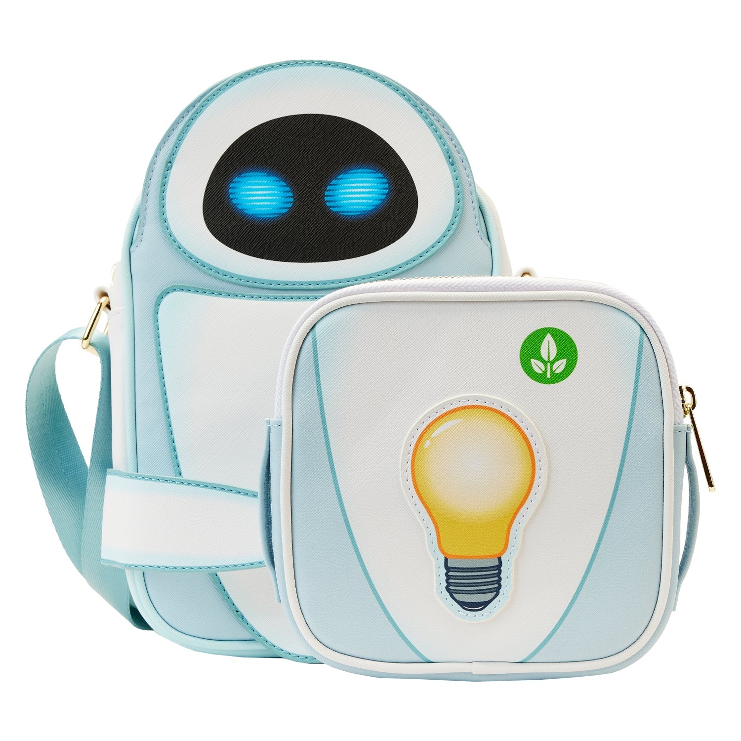 Loungefly x Pixar Wall - E Date Night Eve Crossbody Bag - GeekCore