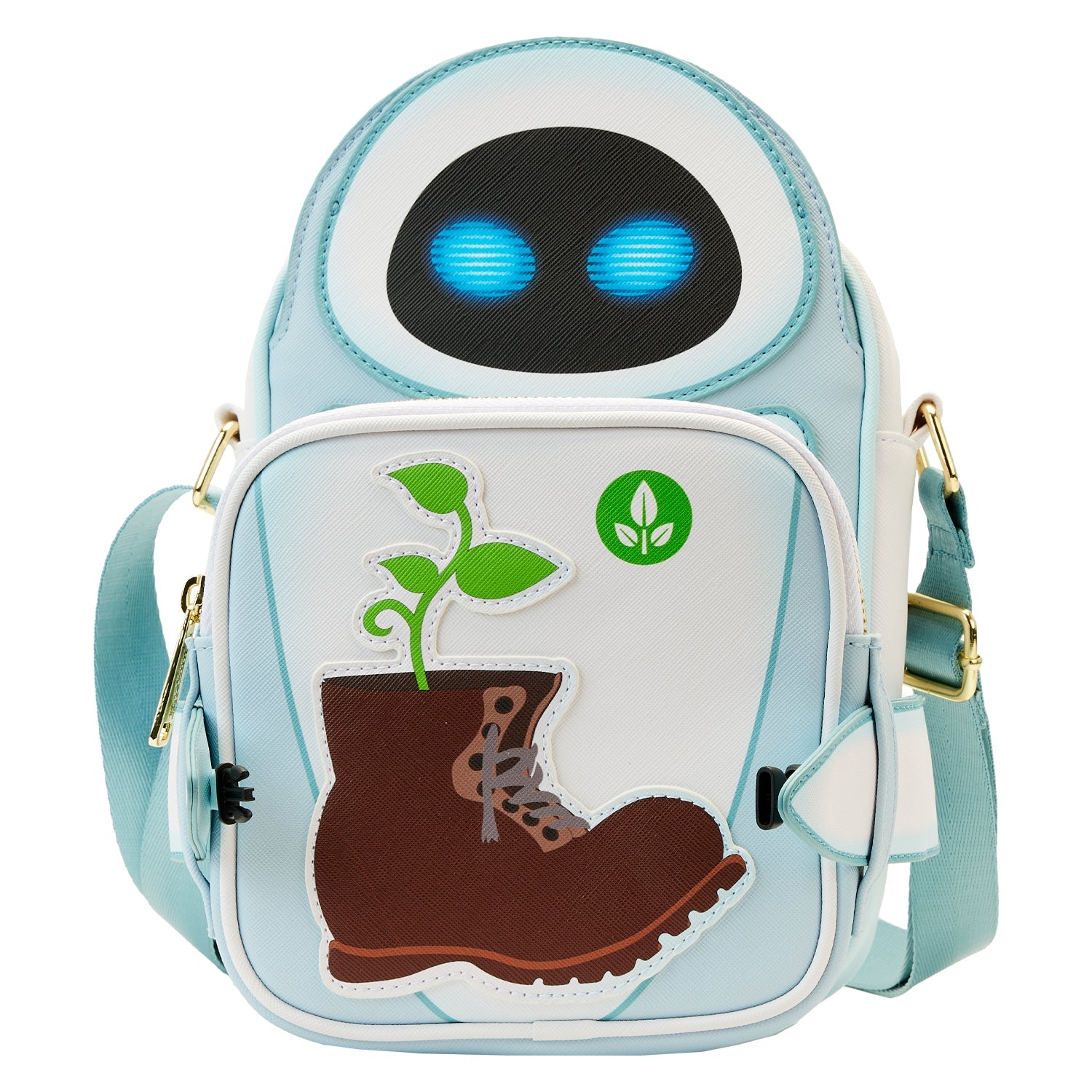 Loungefly x Pixar Wall - E Date Night Eve Crossbody Bag - GeekCore