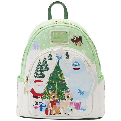 Loungefly Stitch as a 2024 Reindeer Mini Backpack