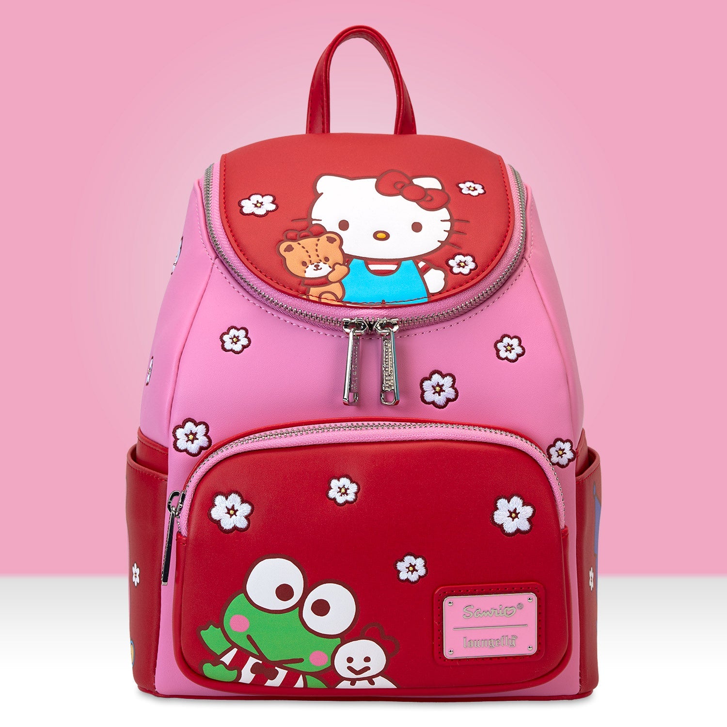 Loungefly x Sanrio Hello Kitty & Friends Colour Block Mini Backpack - GeekCore