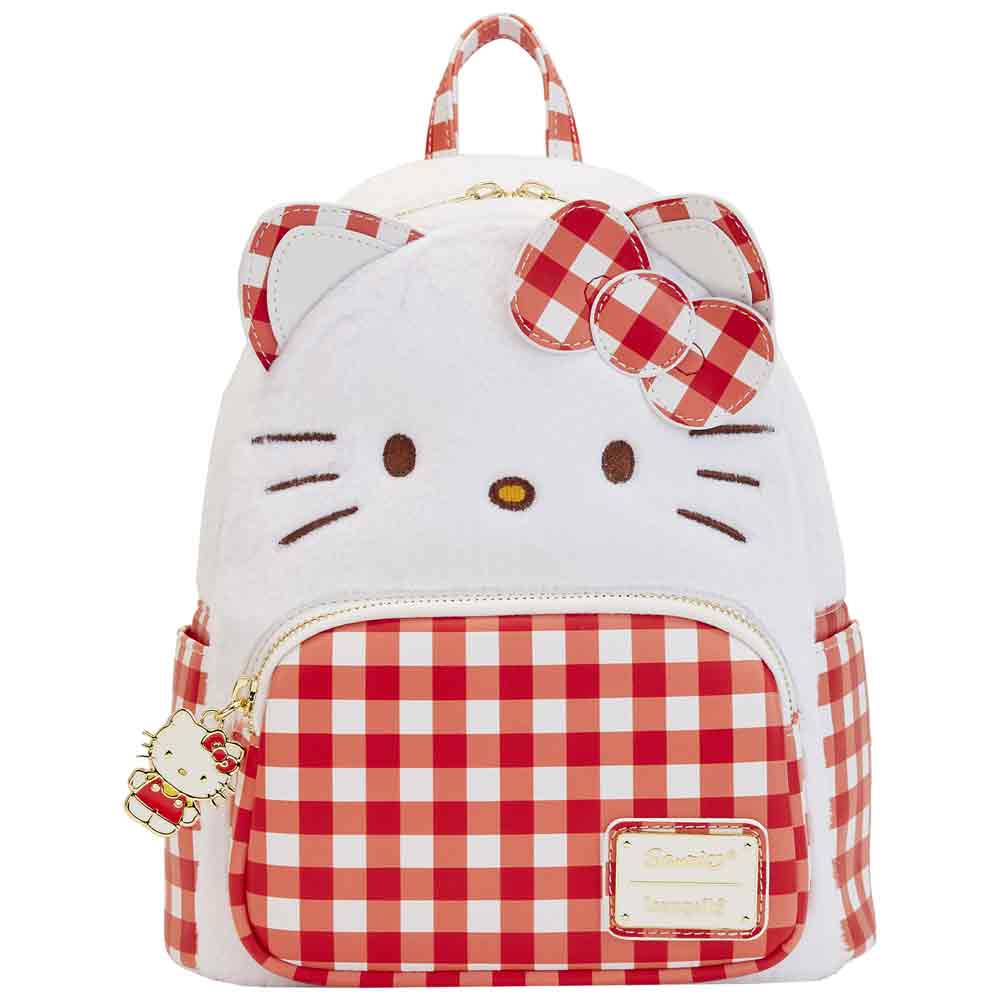 Loungefly x Sanrio Hello Kitty Gingham Cosplay Mini Backpack - GeekCore