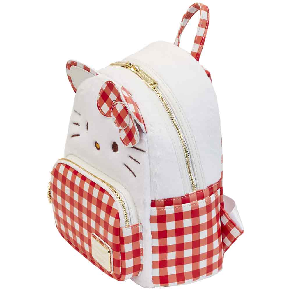 Loungefly x Sanrio Hello Kitty Gingham Cosplay Mini Backpack - GeekCore