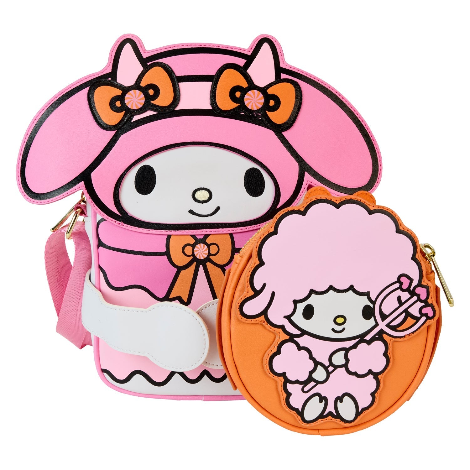 Loungefly x Sanrio My Melodi Devil Crossbuddies Bag - GeekCore