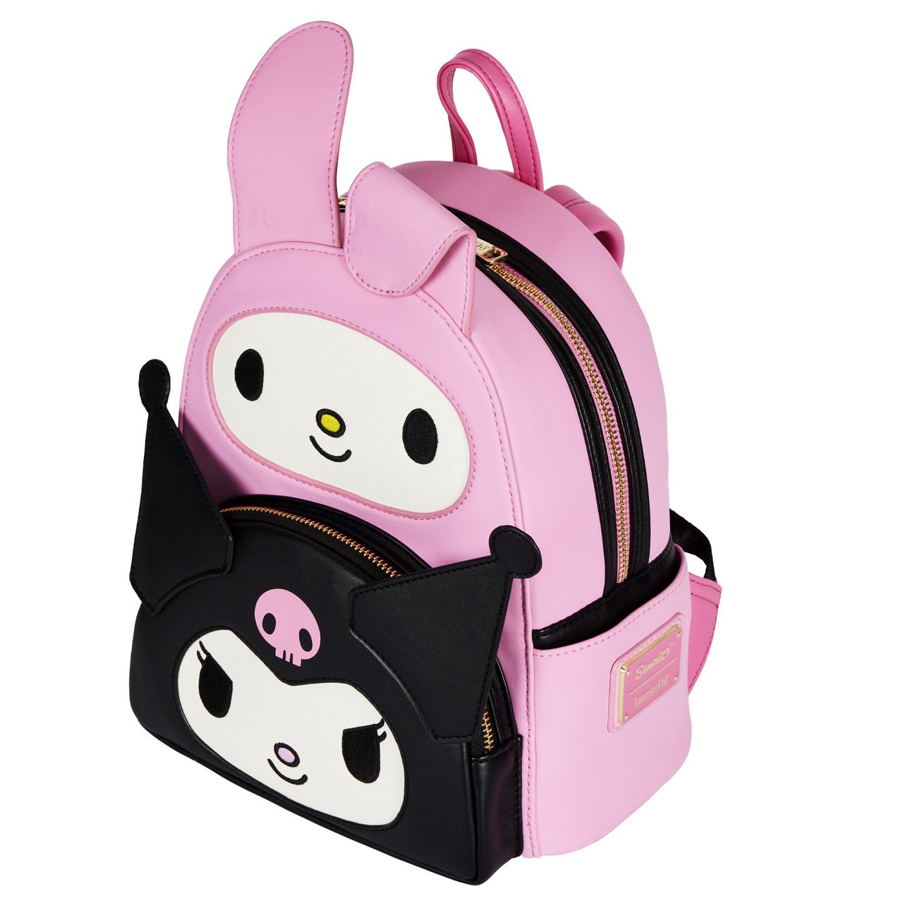 Loungefly x Sanrio My Melody and Kuromi Double Pocket Mini Backpack - GeekCore