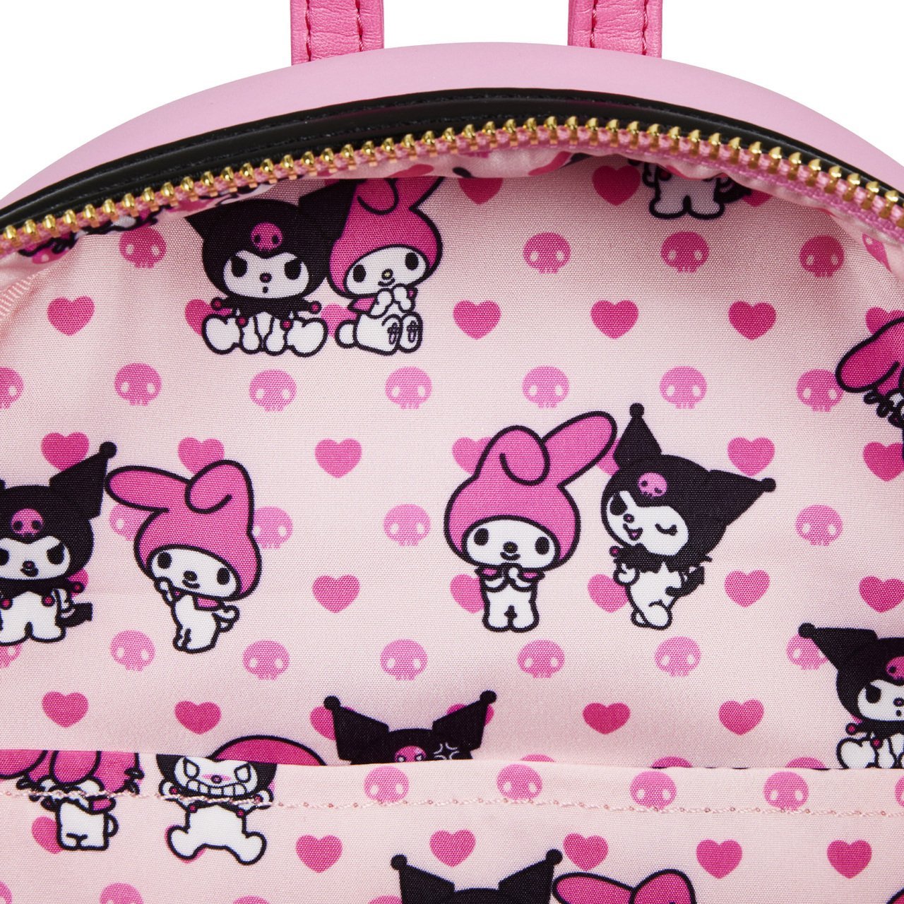 Loungefly x Sanrio My Melody and Kuromi Double Pocket Mini Backpack - GeekCore