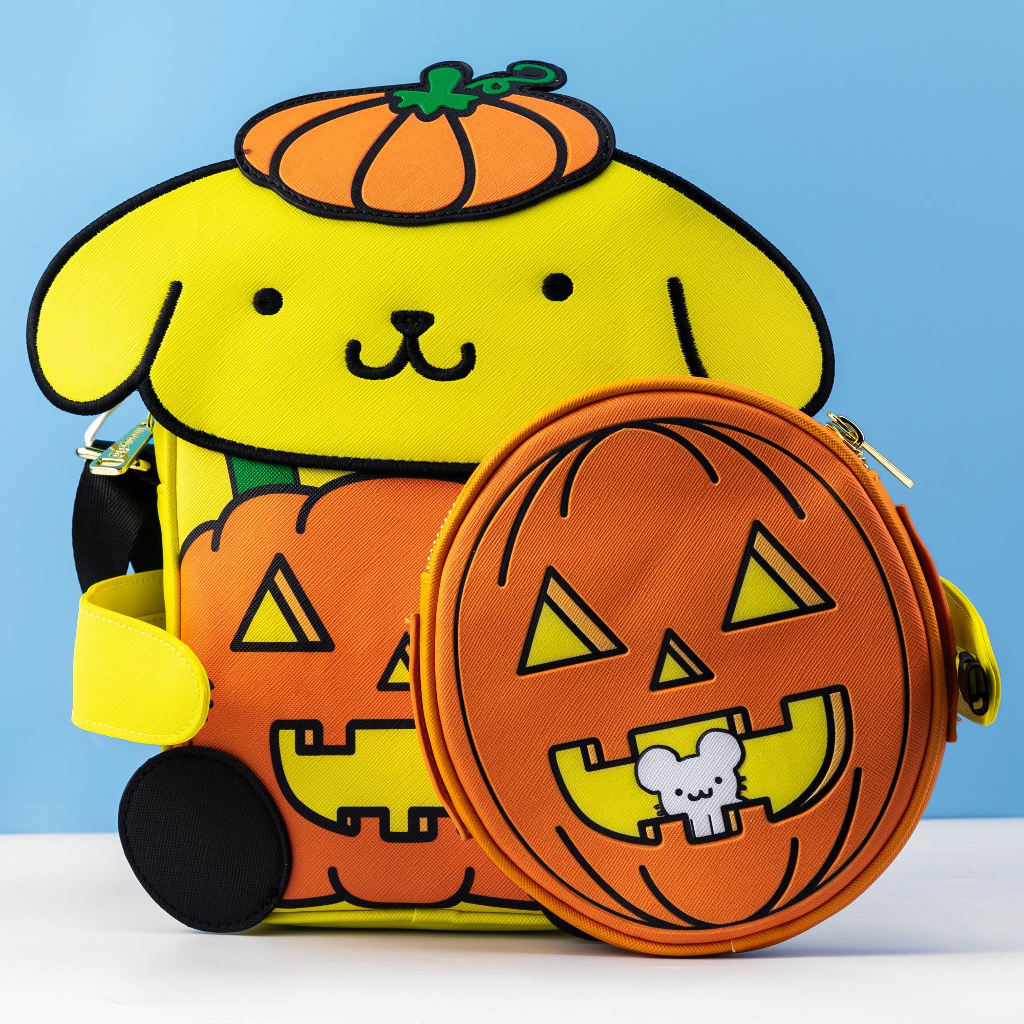 Loungefly x Sanrio Pompompurin Crossbuddies Crossbody Bag - GeekCore