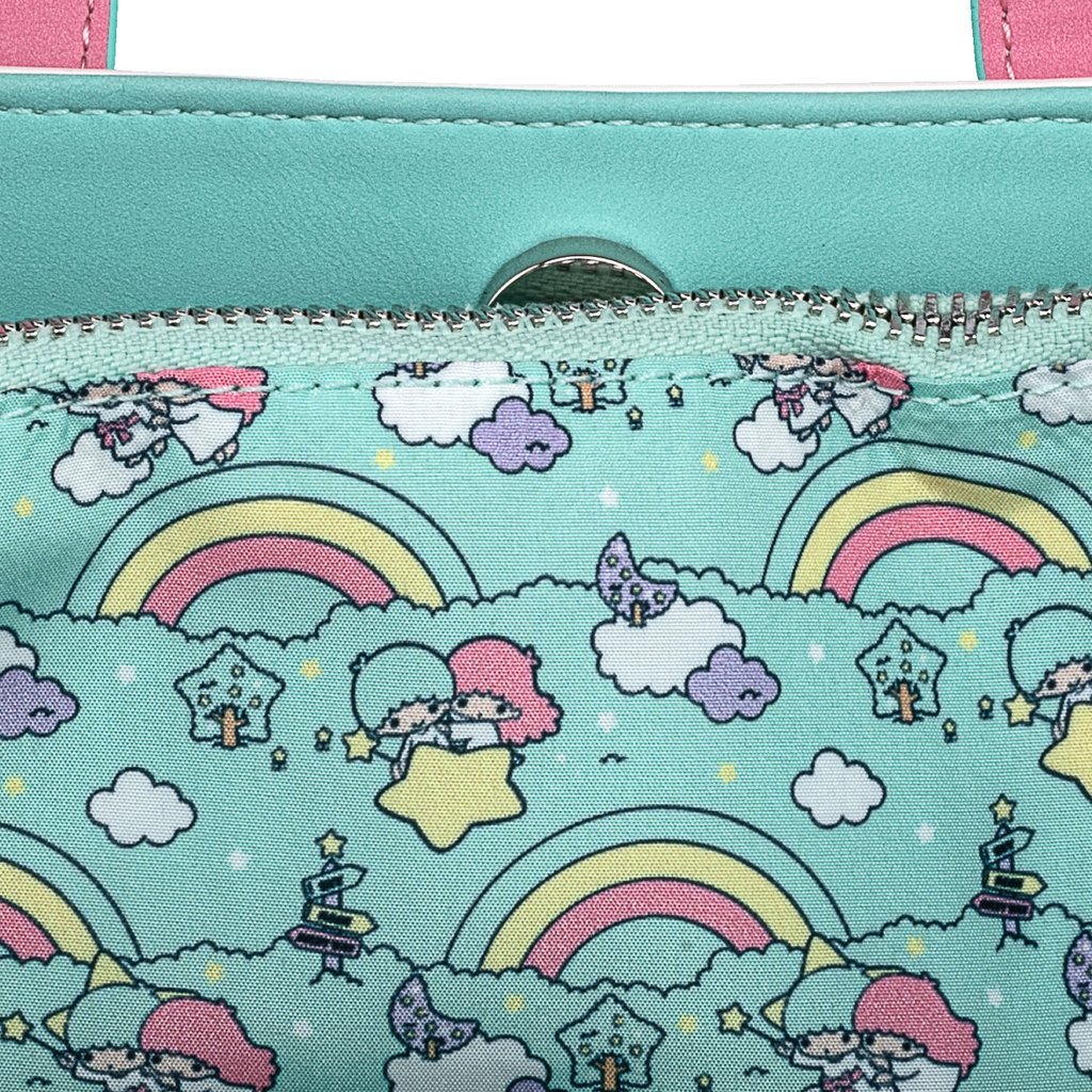 Loungefly x Sanrio Twin Stars Rainbow Handbag - GeekCore