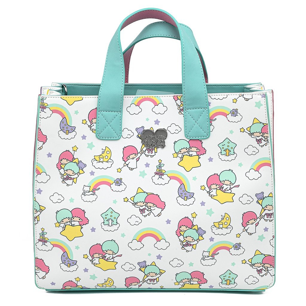 Loungefly x Sanrio Twin Stars Rainbow Handbag - GeekCore