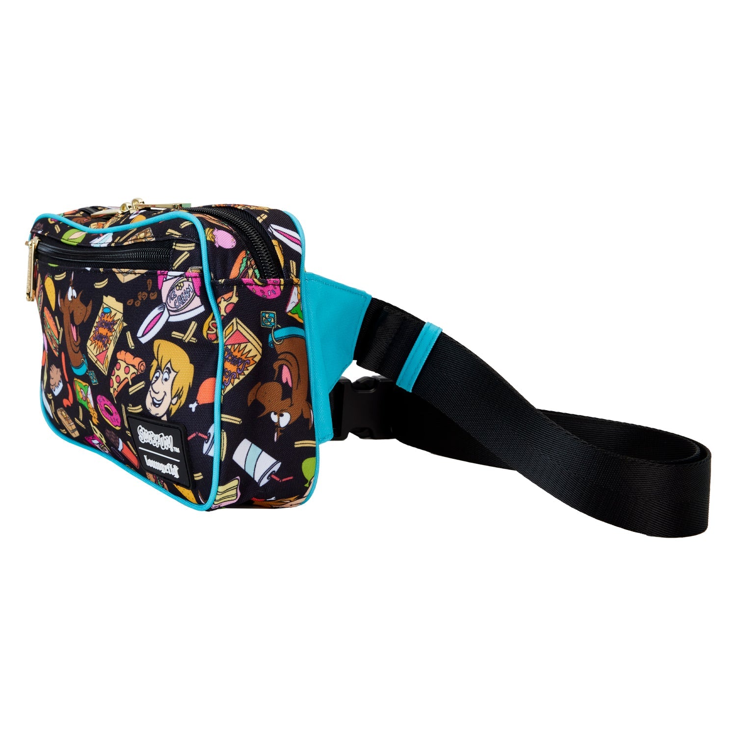 Loungefly x Scooby Doo Munchies AOP Nylon Waist Bag - GeekCore