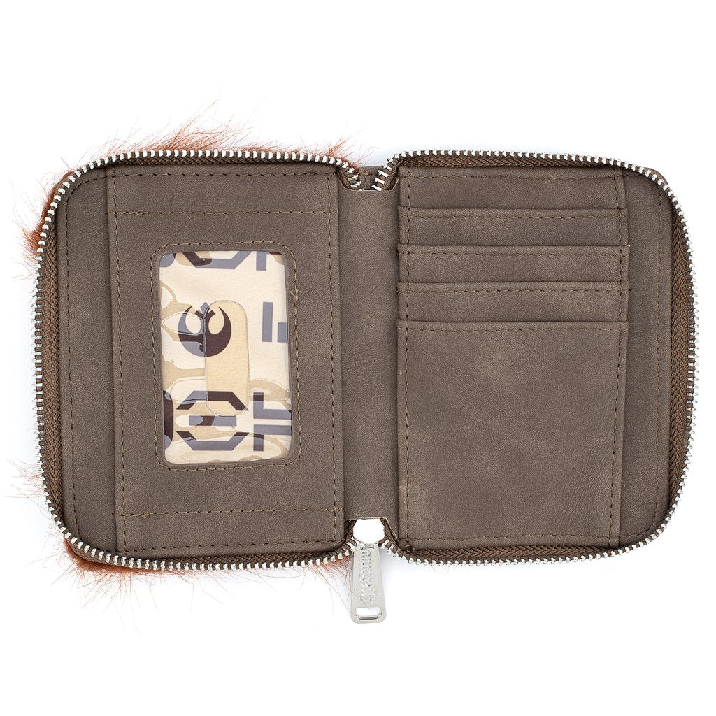 Loungefly X Star Wars Chewbacca Cosplay Zip Around Purse - GeekCore