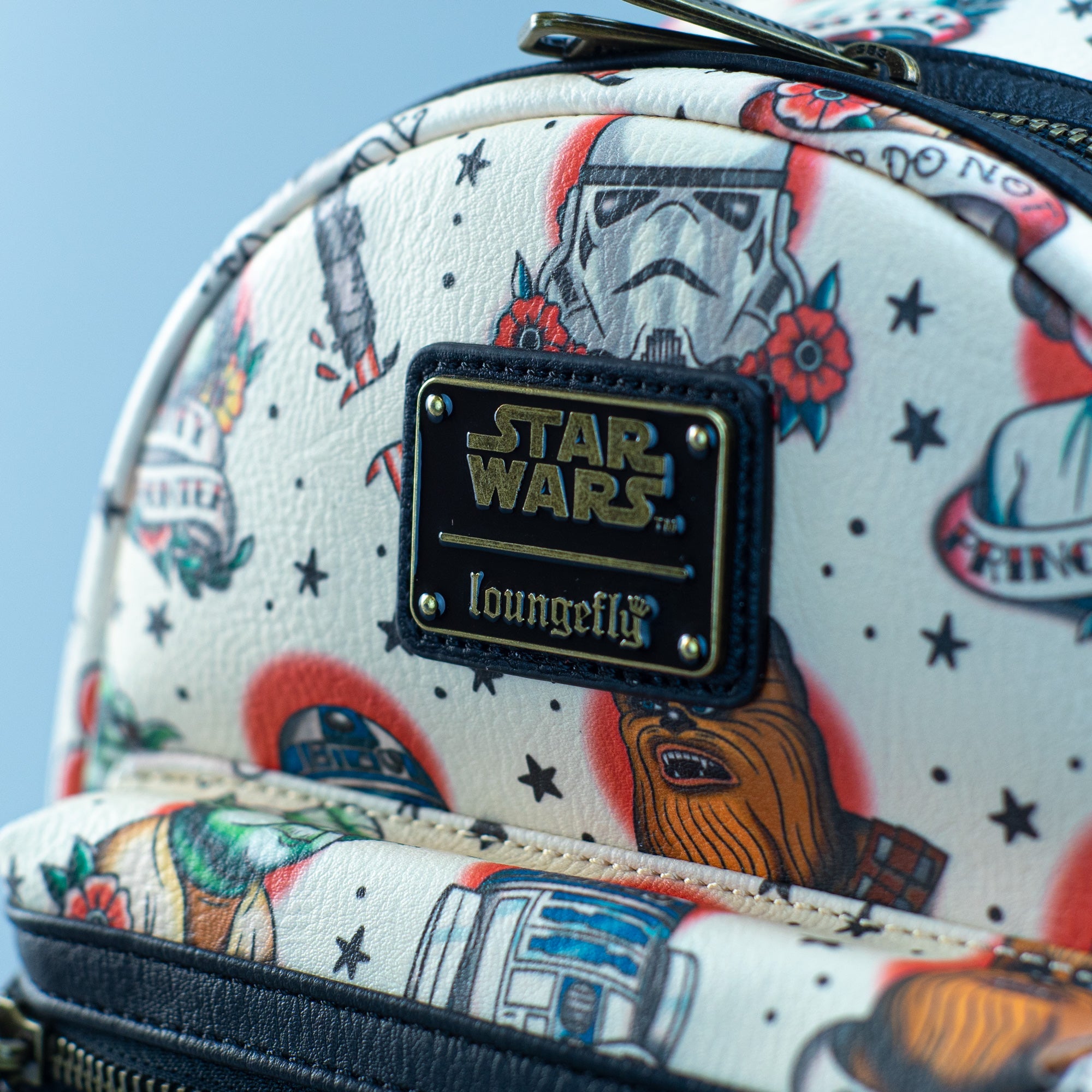 Loungefly x Star Wars Classic Tattoo All Over Print Mini Backpack - GeekCore