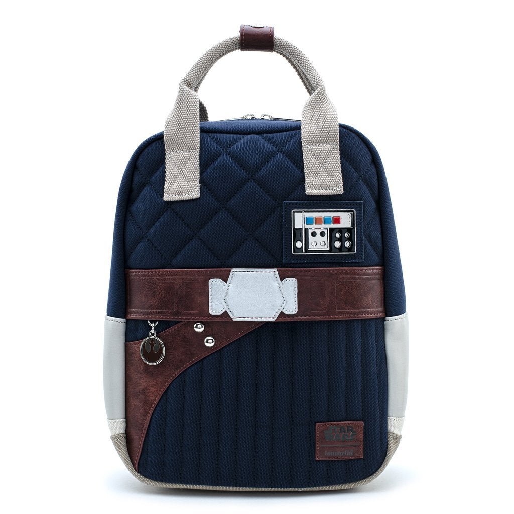 Loungefly x Star Wars Empire Strikes Back 40th Anniversary Han Solo Hoth Canvas Backpack - GeekCore