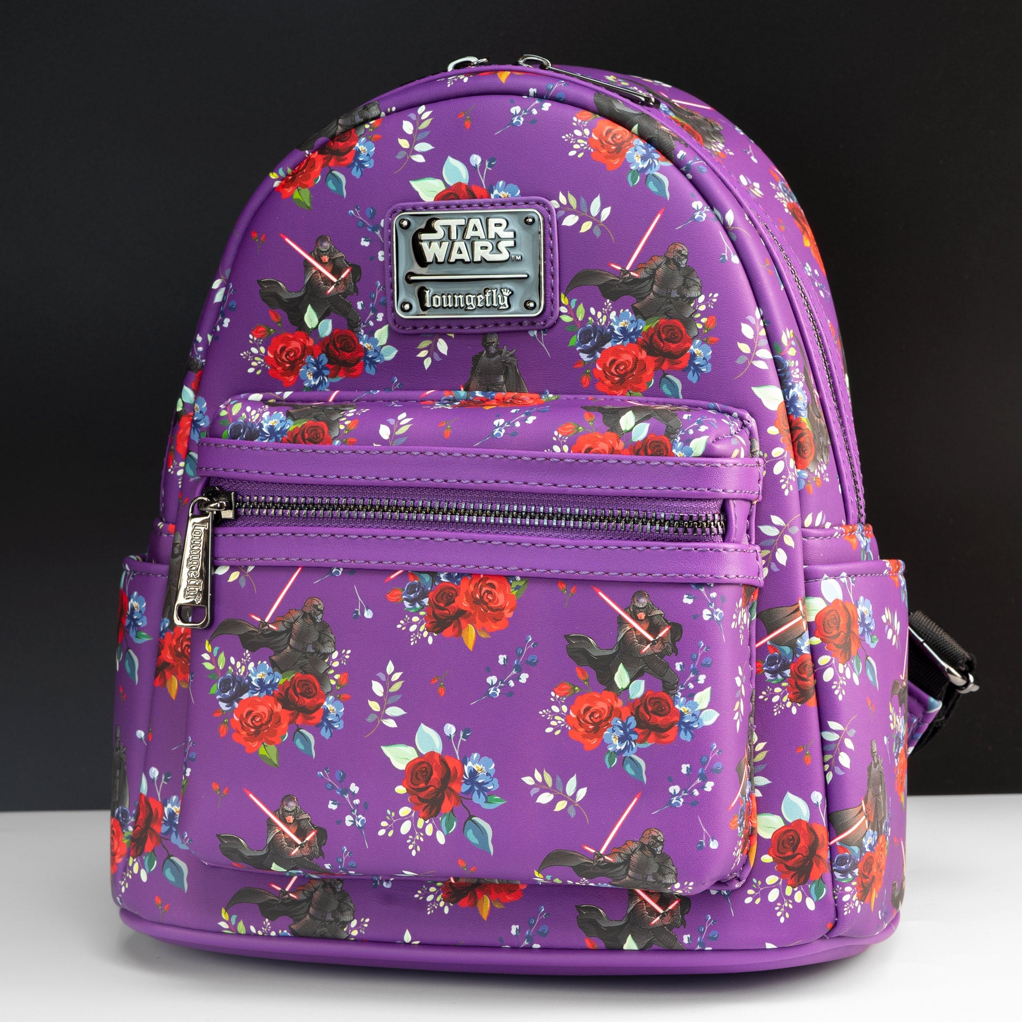 Loungefly x Star Wars Kylo Ren Floral Mini Backpack GeekCore