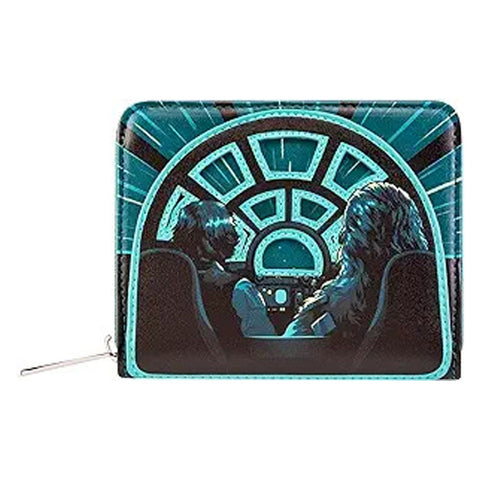 Loungefly x Star Wars Millennium Falcon Light Speed Wallet GeekCore