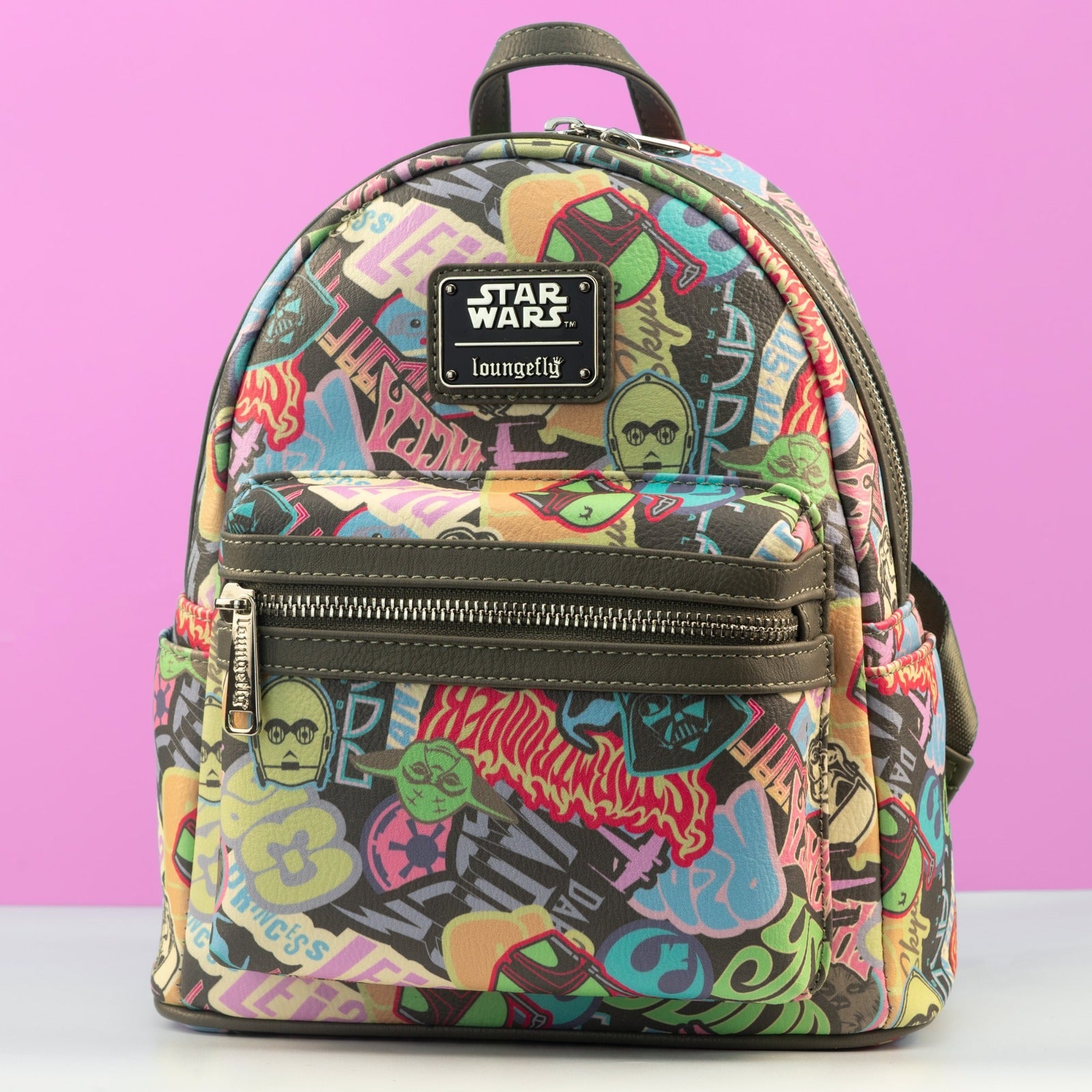 Loungefly x Star Wars Pastel Stickers Print Mini Backpack - GeekCore