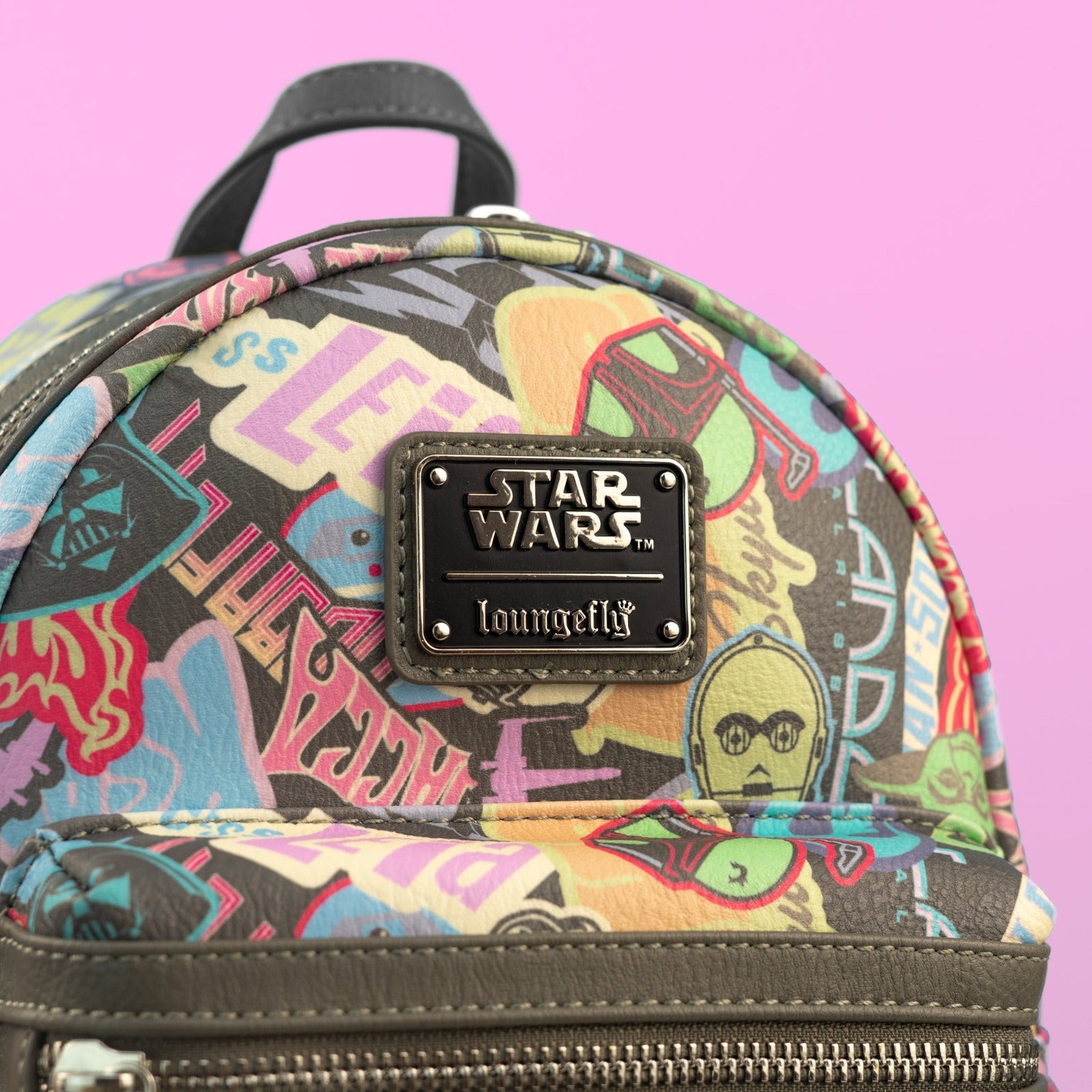 Loungefly x Star Wars Pastel Stickers Print Mini Backpack - GeekCore