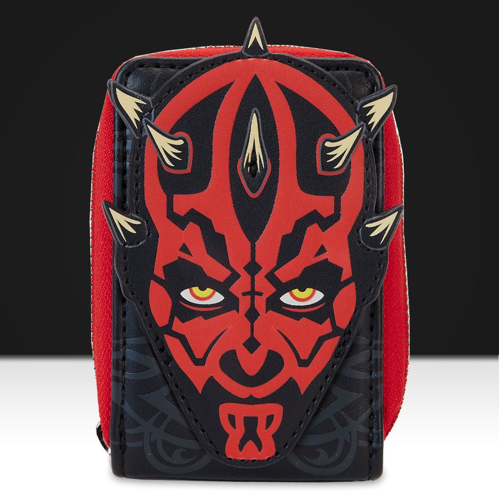 Loungefly x Star Wars Phantom Menace 25th Anniversary Darth Maul Accordion Wallet - GeekCore