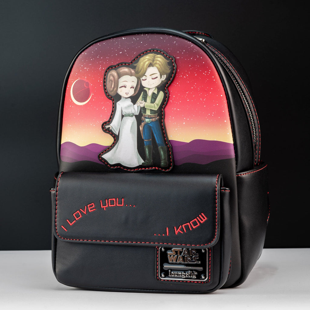 Loungefly Star Wars Princess Leia 2024 & Han Solo mini backpack