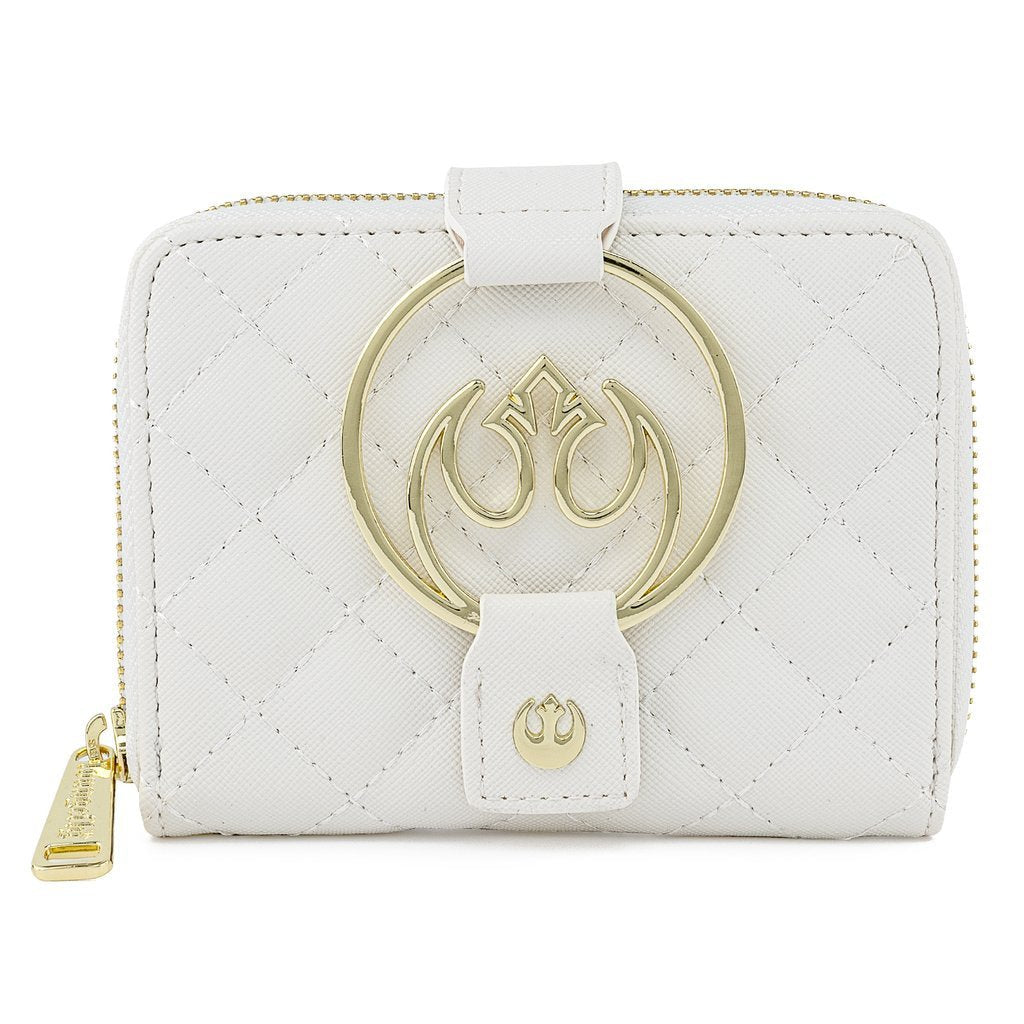 Loungefly x Star Wars Rebel White Gold Purse - GeekCore