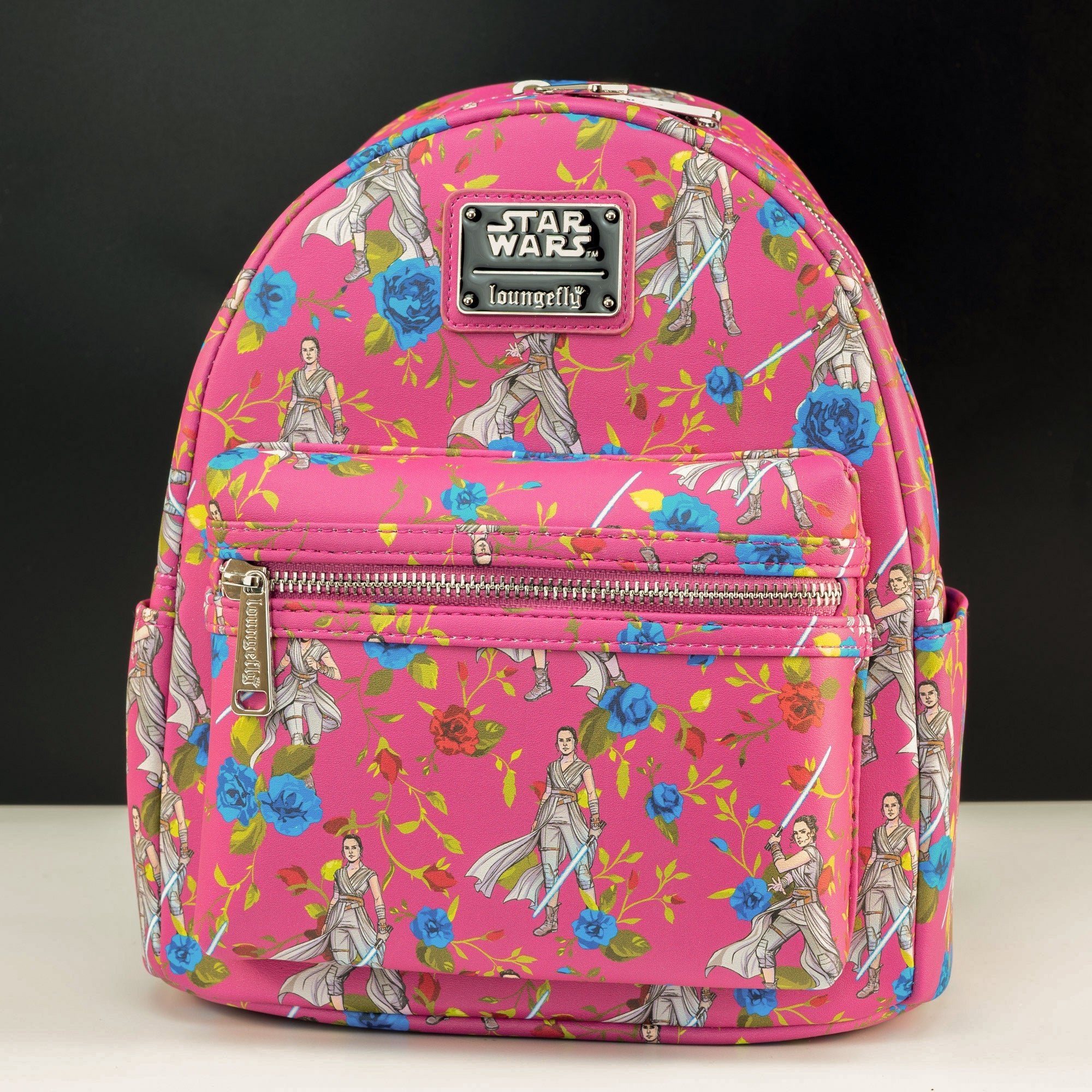 Loungefly x Star Wars Rey Floral All Over Print Mini Backpack GeekCore