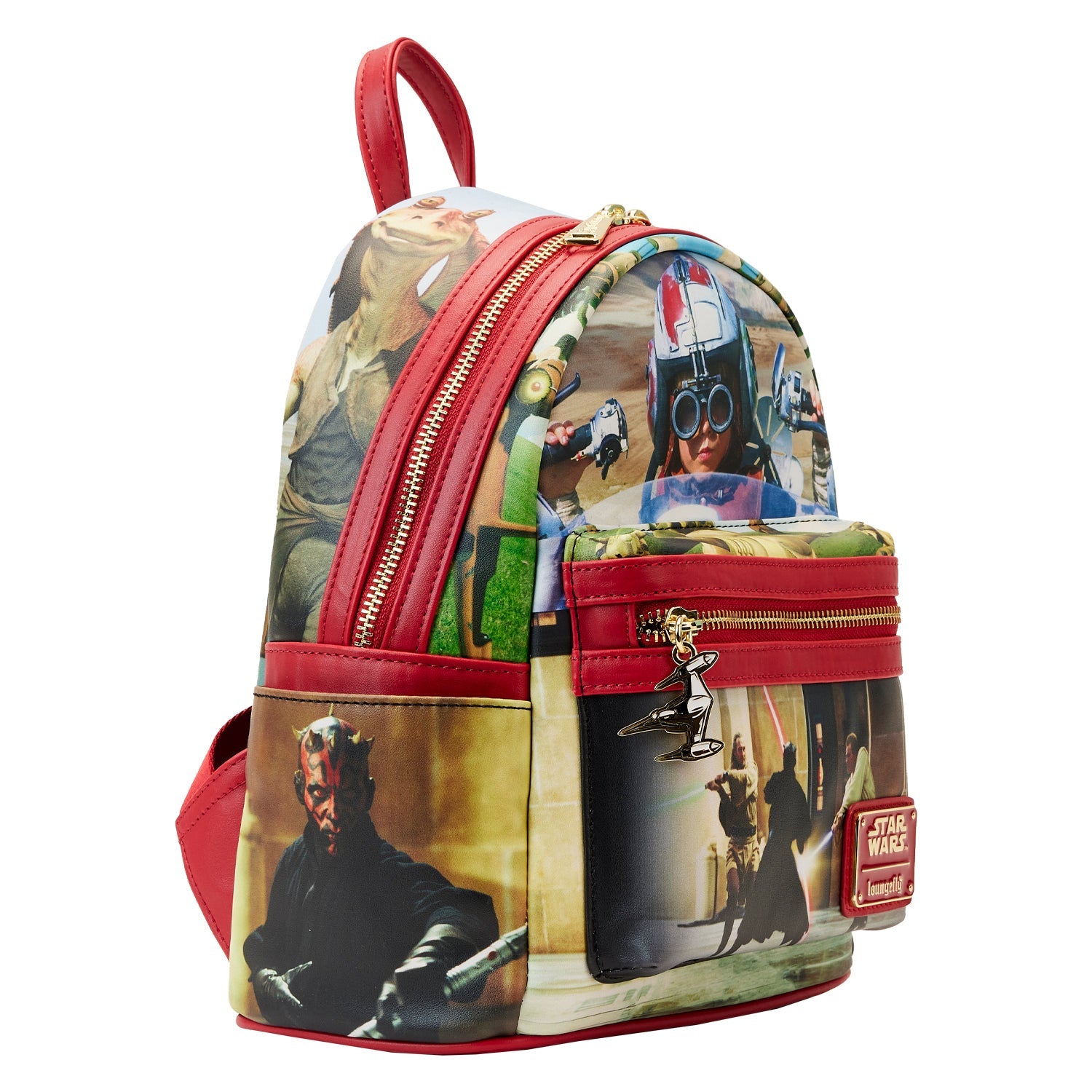 Loungefly x Star Wars Scenes Phantom Menace Mini Backpack - GeekCore