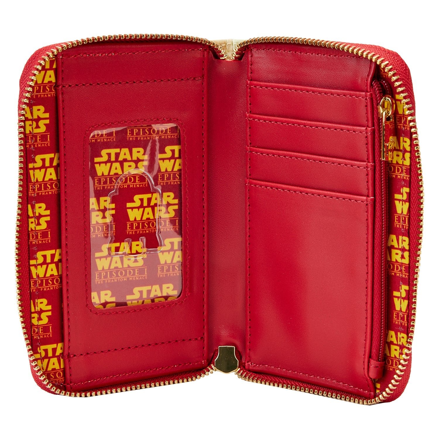 Loungefly x Star Wars Scenes Phantom Menace Zip Around Wallet - GeekCore