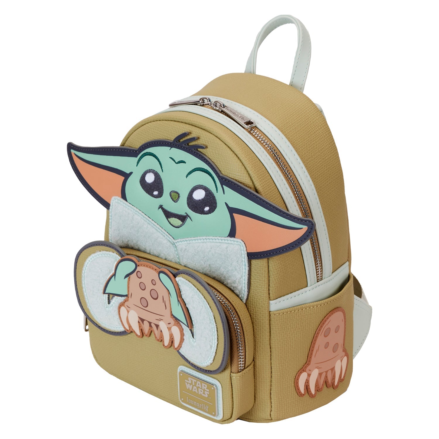 Loungefly x Star Wars The Mandalorian Grogu and Crabbies Cosplay Mini Backpack - GeekCore