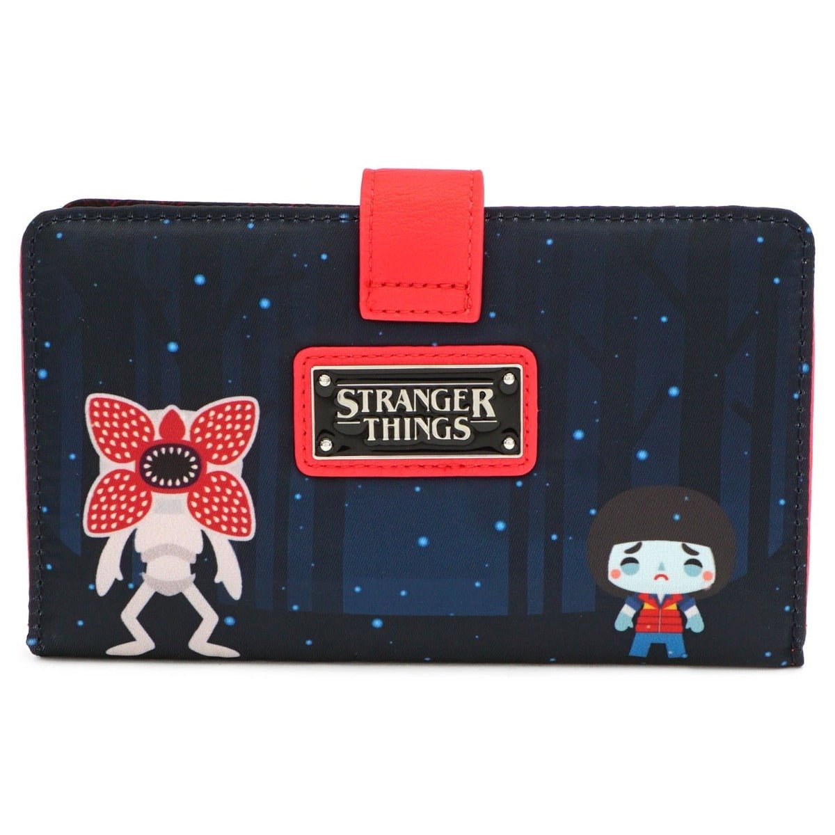 Loungefly x Stranger Things Nylon Chibi Flap Purse - GeekCore