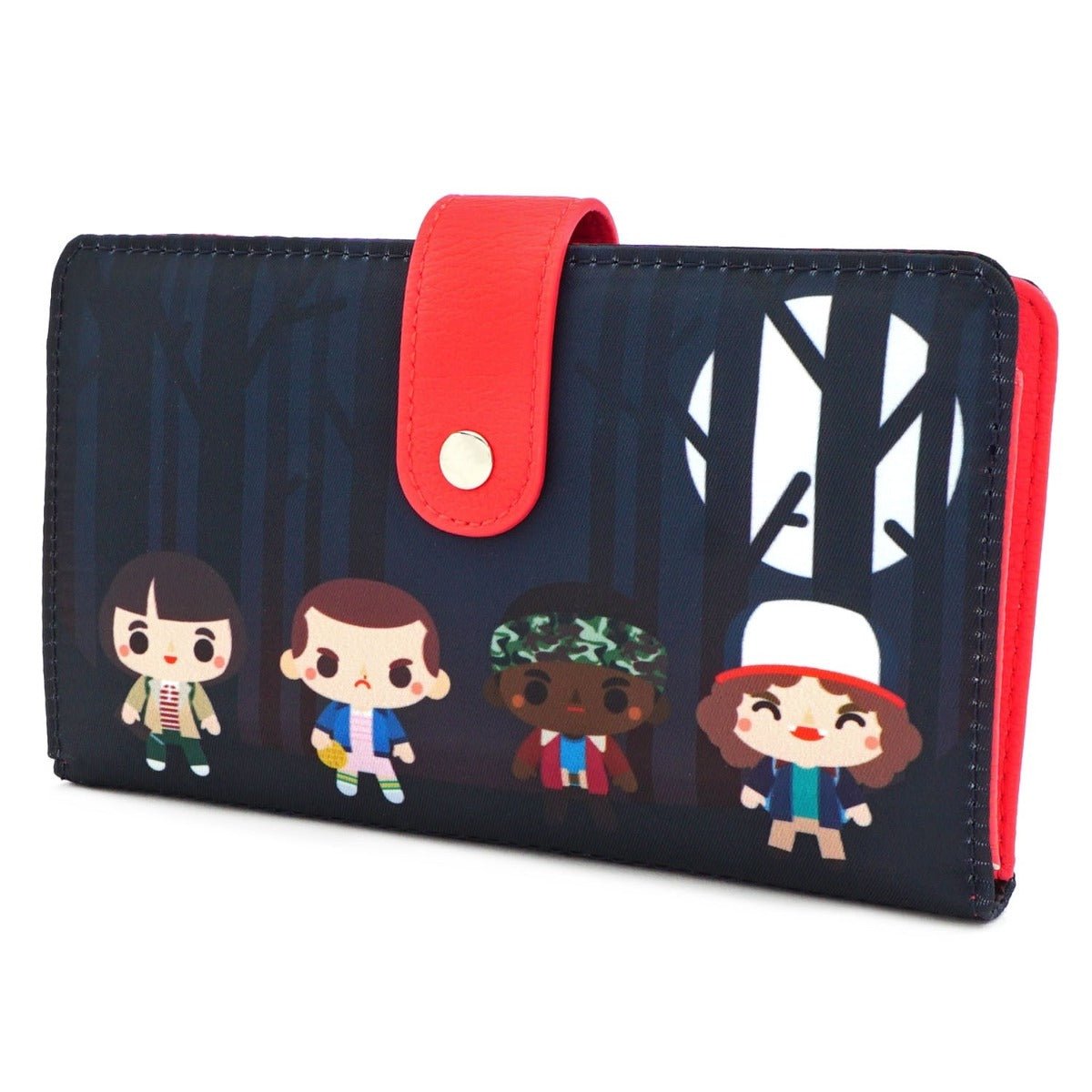 Loungefly x Stranger Things Nylon Chibi Flap Purse - GeekCore