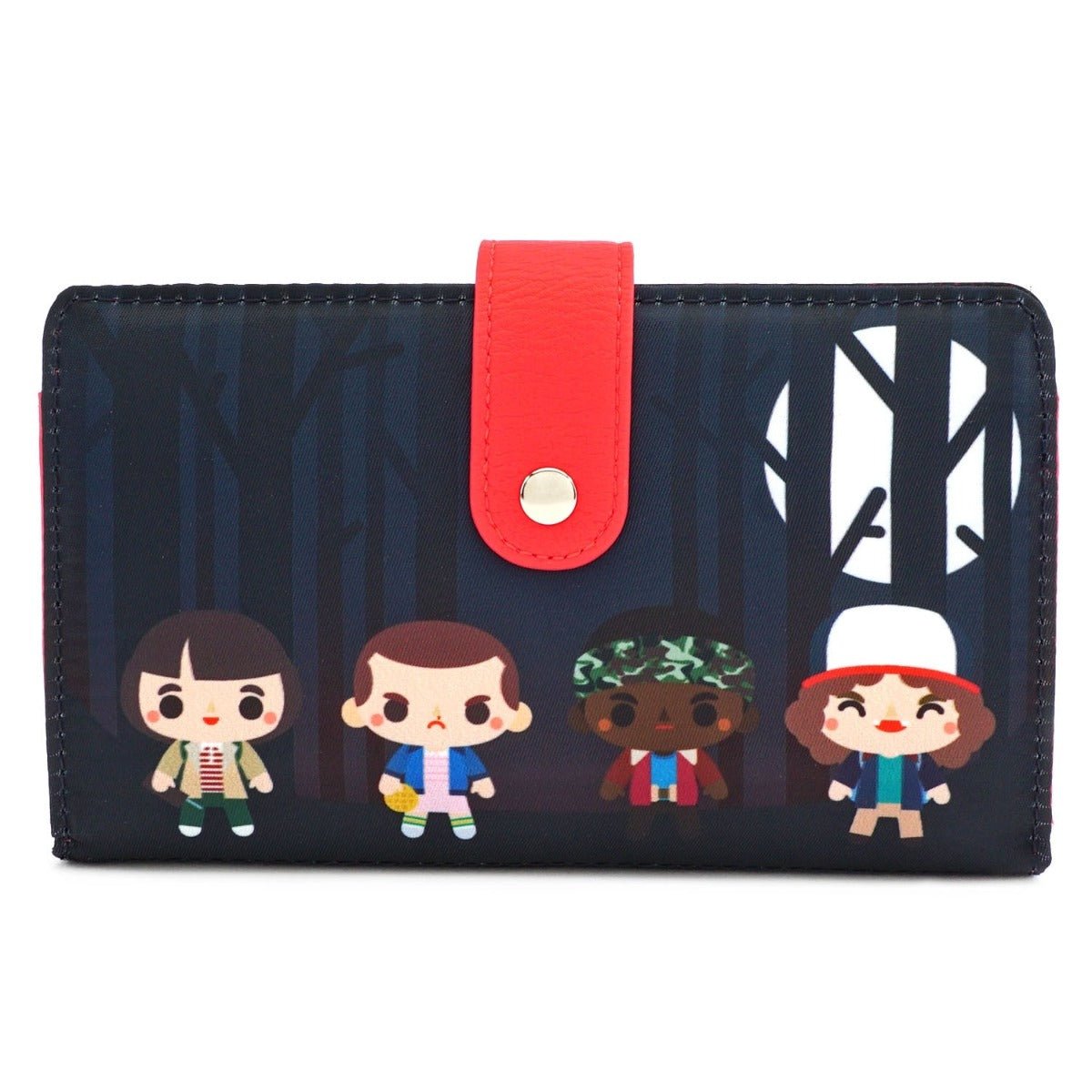 Loungefly x Stranger Things Nylon Chibi Flap Purse - GeekCore