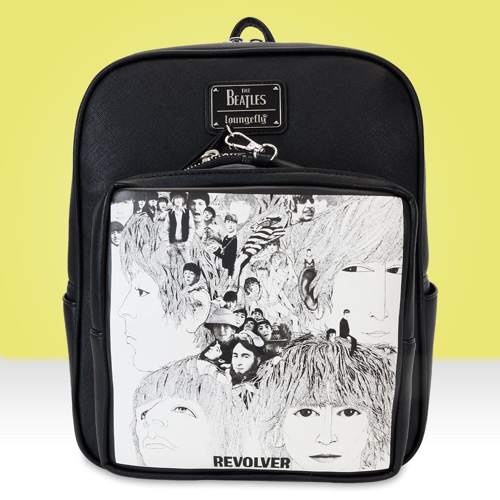 Loungefly x The Beatles Revolver Album with Record Pouch Mini Backpack - GeekCore