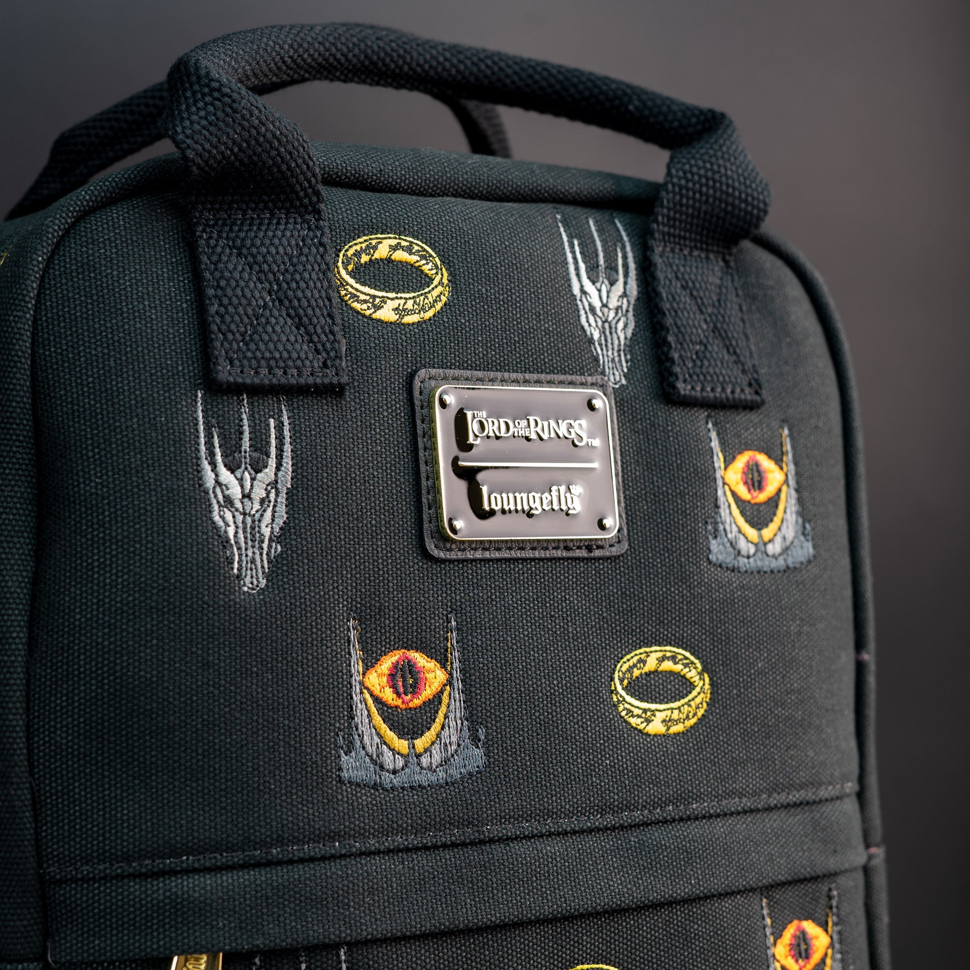 Loungefly x The Lord of the Rings Sauron Canvas Backpack - GeekCore