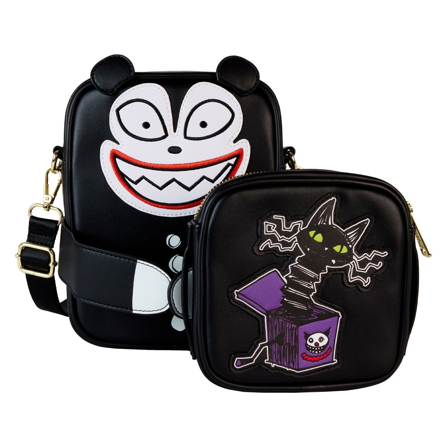 Loungefly x The Nightmare Before Christmas Scary Teddy Crossbuddies Bag - GeekCore