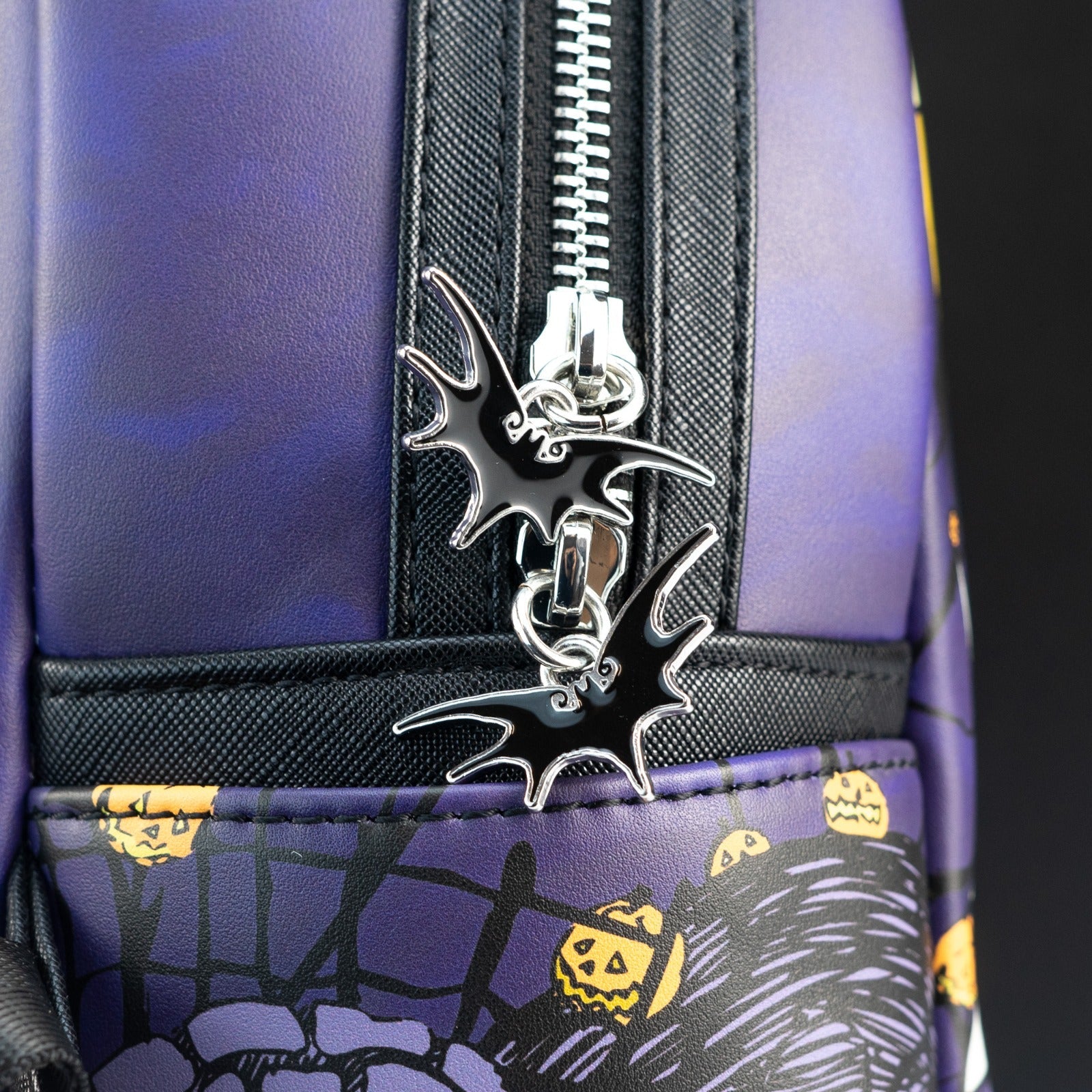 Loungefly x The Nightmare Before Christmas Zero, Jack and Sally Graveyard Scene Mini Backpack - GeekCore