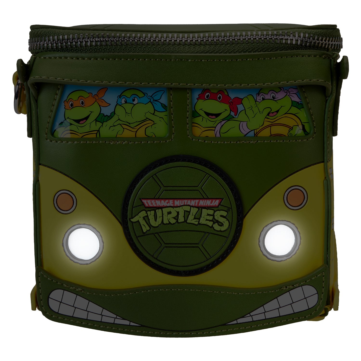 Loungefly x TMNT 40th Anniversary Party Wagon Figural Crossbody Bag - GeekCore