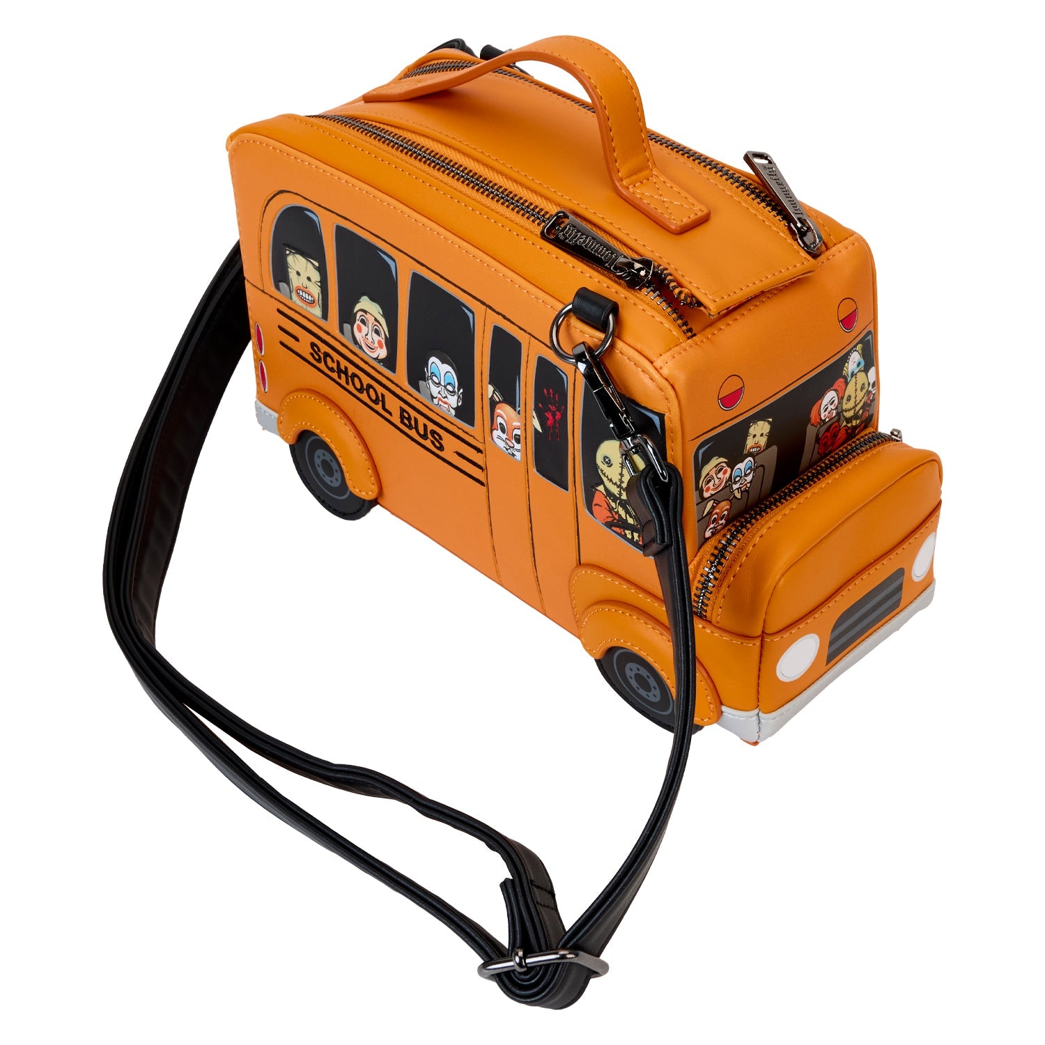 Loungefly x Trick 'r Treat School Bus Crossbody Bag - GeekCore