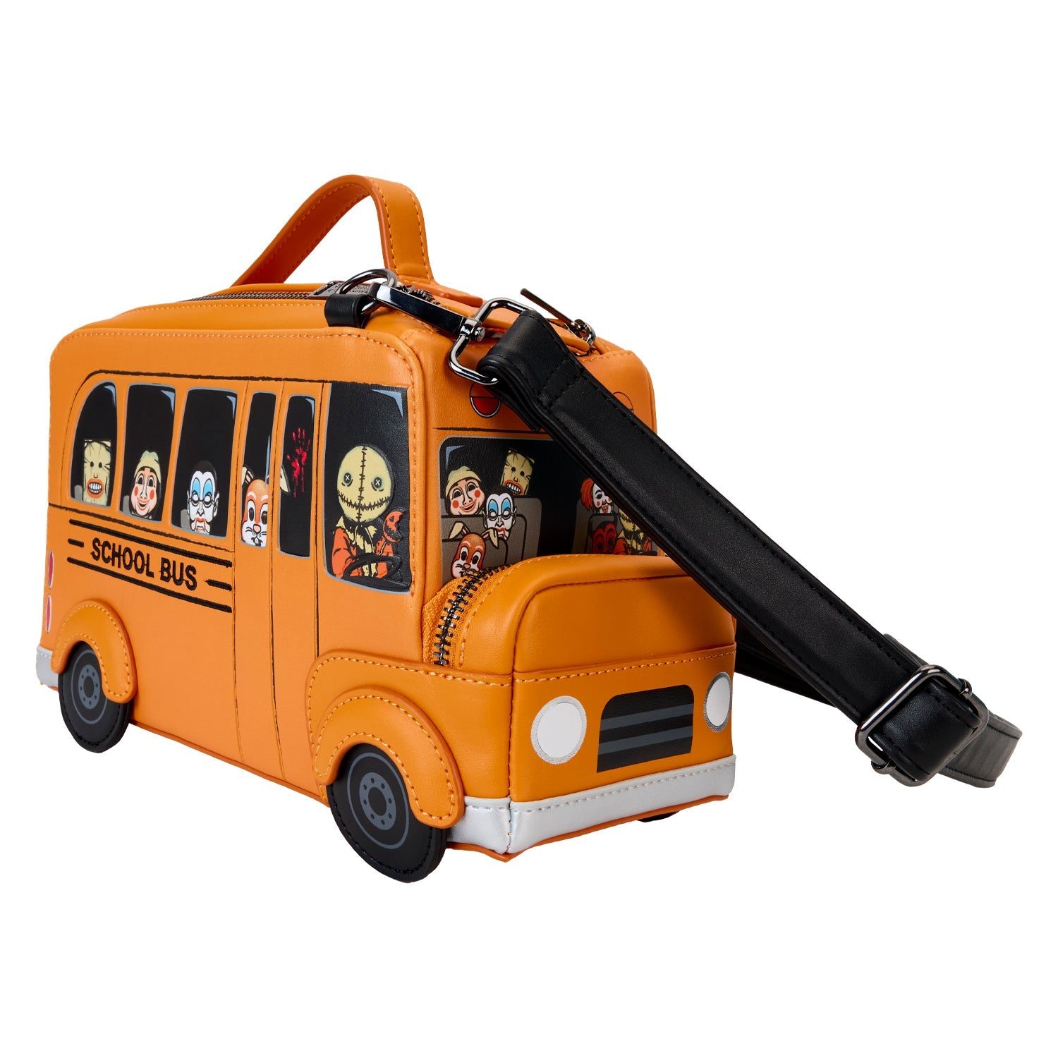 Loungefly x Trick 'r Treat School Bus Crossbody Bag - GeekCore