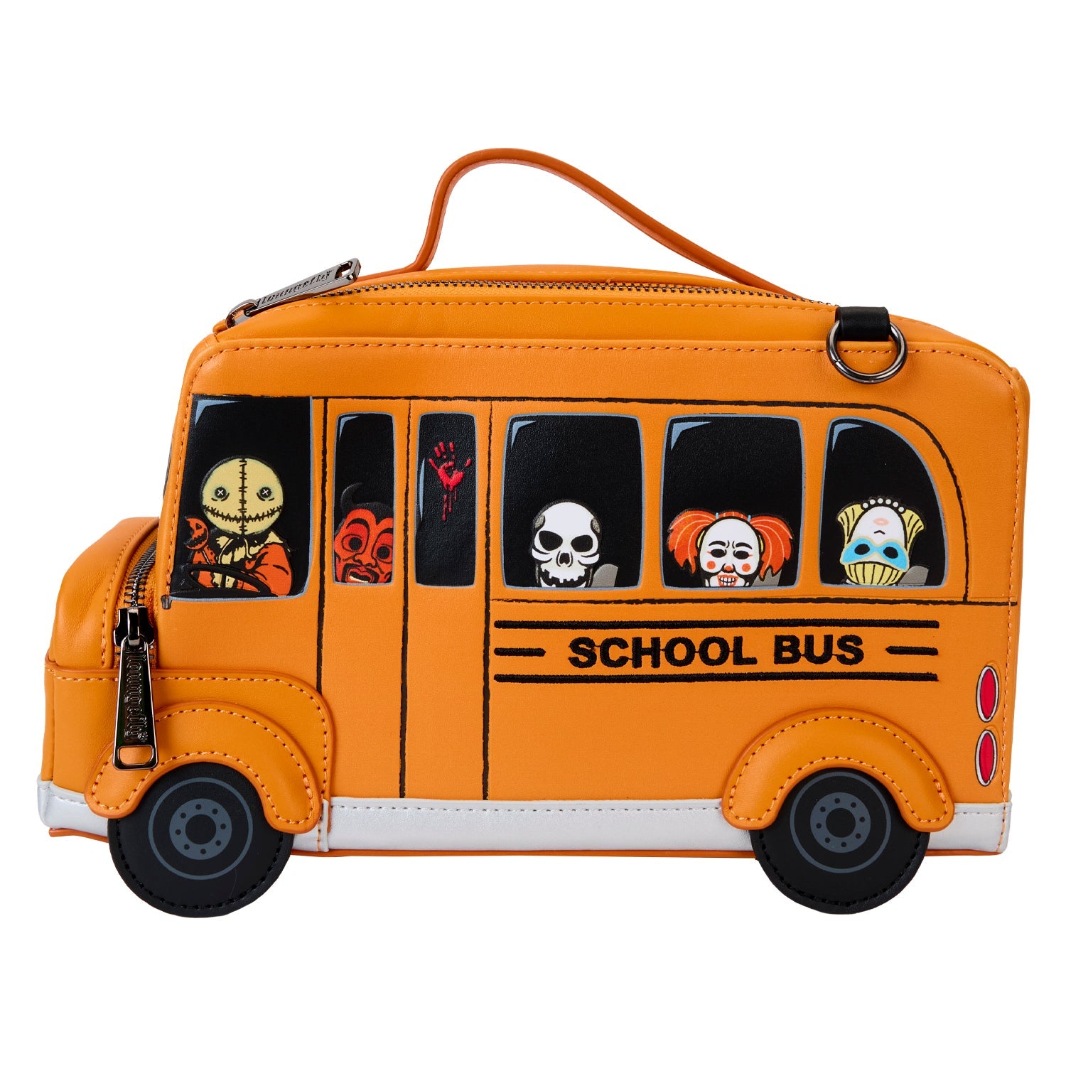 Loungefly x Trick 'r Treat School Bus Crossbody Bag - GeekCore