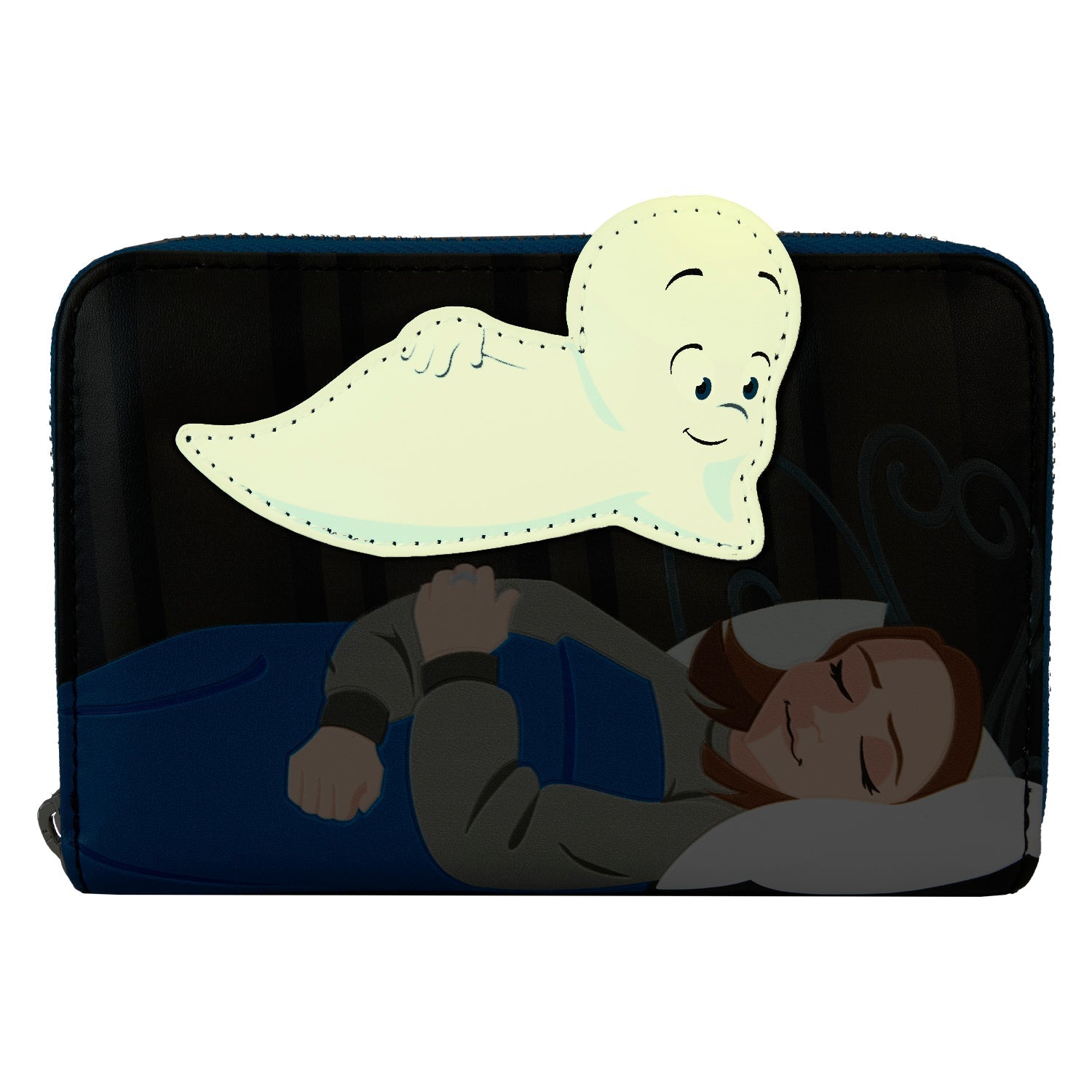 Loungefly x Universal Casper The Friendly Ghost Halloween Zip Around Wallet - GeekCore