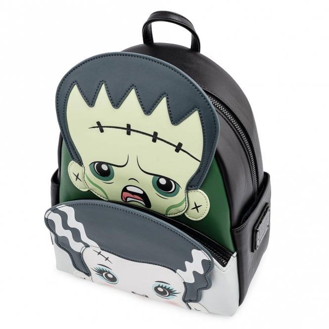 Loungefly x Universal Monsters Frankie and Bride Mini Backpack - GeekCore