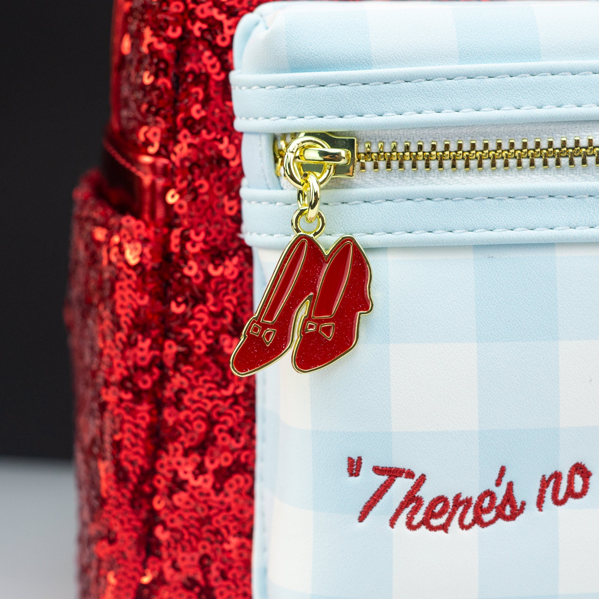 Loungefly x Wizard of Oz Ruby Slippers Sequin Mini Backpack - GeekCore