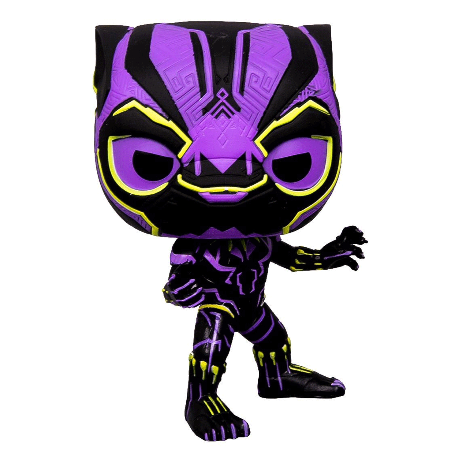 Marvel Black Panther Blacklight Pop! Vinyl and Tee Set - GeekCore