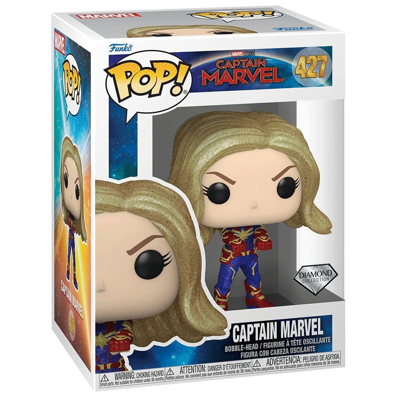 Marvel Captain Marvel Pop! Vinyl and Tee Set - GeekCore